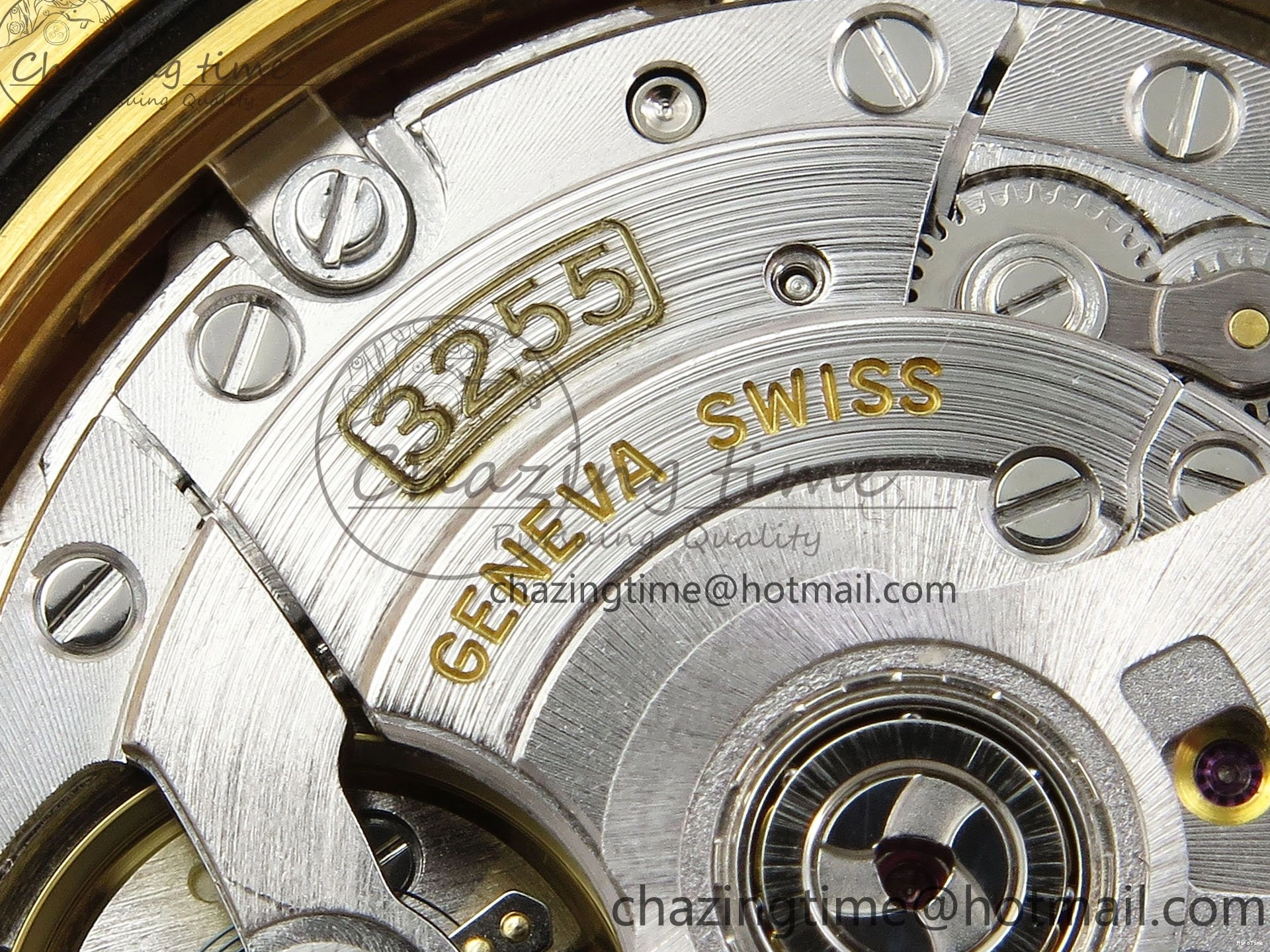 MiroTime 0105 WrinkleFree DayDate 40 228238 ARF 904L Steel YG Crystal Diamonds Bezel on President Bracelet VR 1550